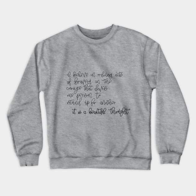 Divergent Crewneck Sweatshirt by TheMidnightBruja